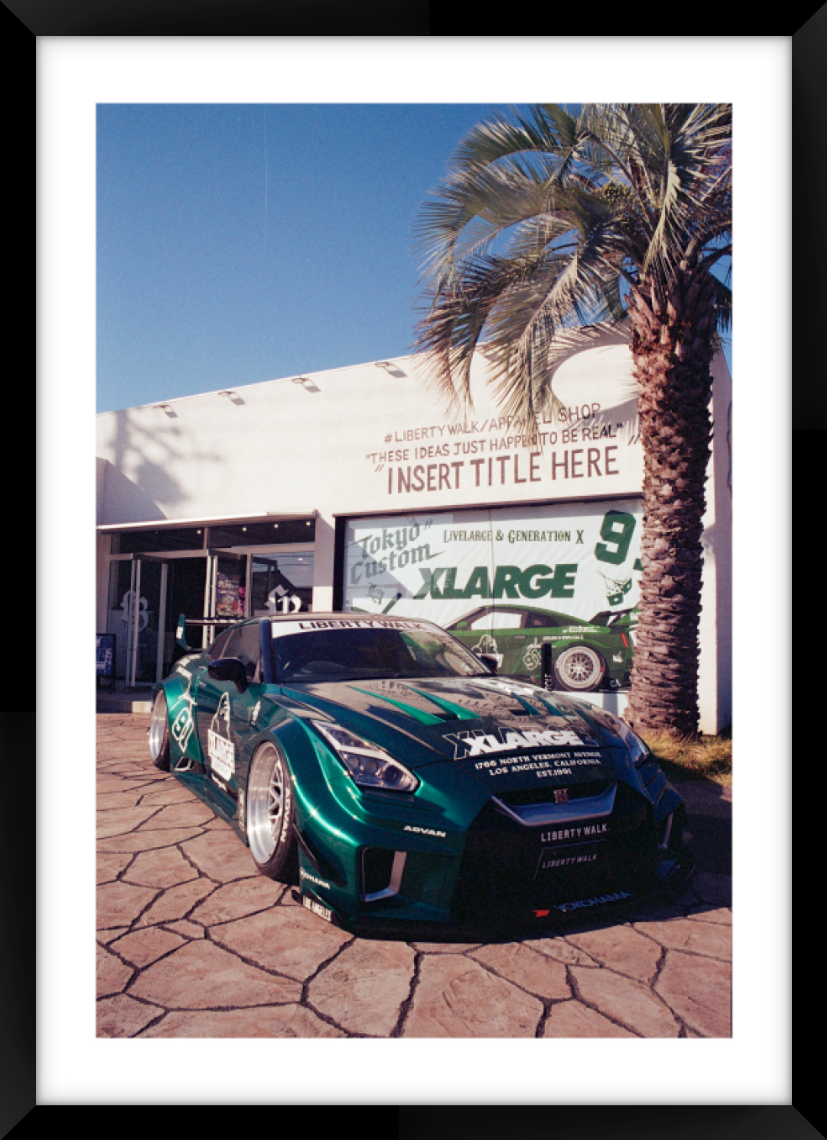 Car A3 Sized Premium Framed Print